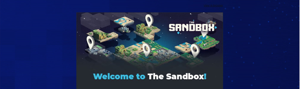 The Sandboxから送られてくるメールの画面